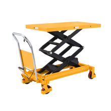 Xilin 800KG 1760lbs   manual hydraulic Double Scissors Lift Tables